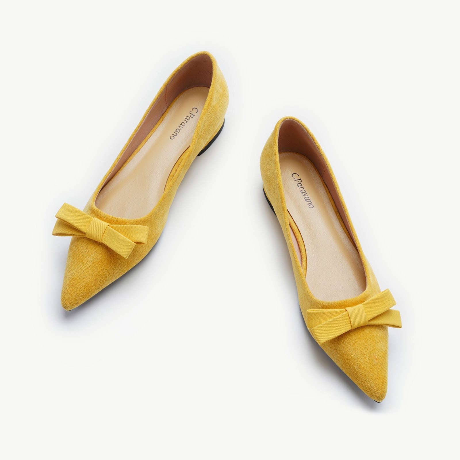 Bowknot Suede Flats (Aida)（SALE）