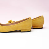 Bowknot Suede Flats (Aida)（SALE）