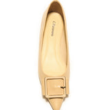 Square Buckle Flats (Aida)（market）