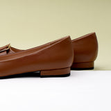 Square Buckle Flats (Aida) (SALE)