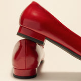 Square Buckle Flats (Aida)