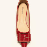 Square Buckle Flats (Aida)