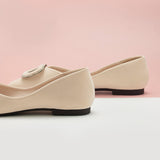 Round buckle Flats (Aida)