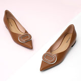 Round buckle Flats (Aida)