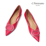 Ballerines en cuir souple Camellia