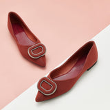 Round buckle Flats (Aida)