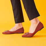 Round buckle Flats (Aida)