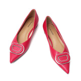 Ballerines en cuir souple Camellia