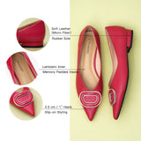 Ballerines en cuir souple Camellia