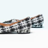 Round buckle Tweed Flats (Aida)
