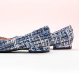 Round buckle Tweed Flats (Aida)
