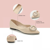 Round buckle Flats (Aida)