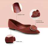 Round buckle Flats (Aida)