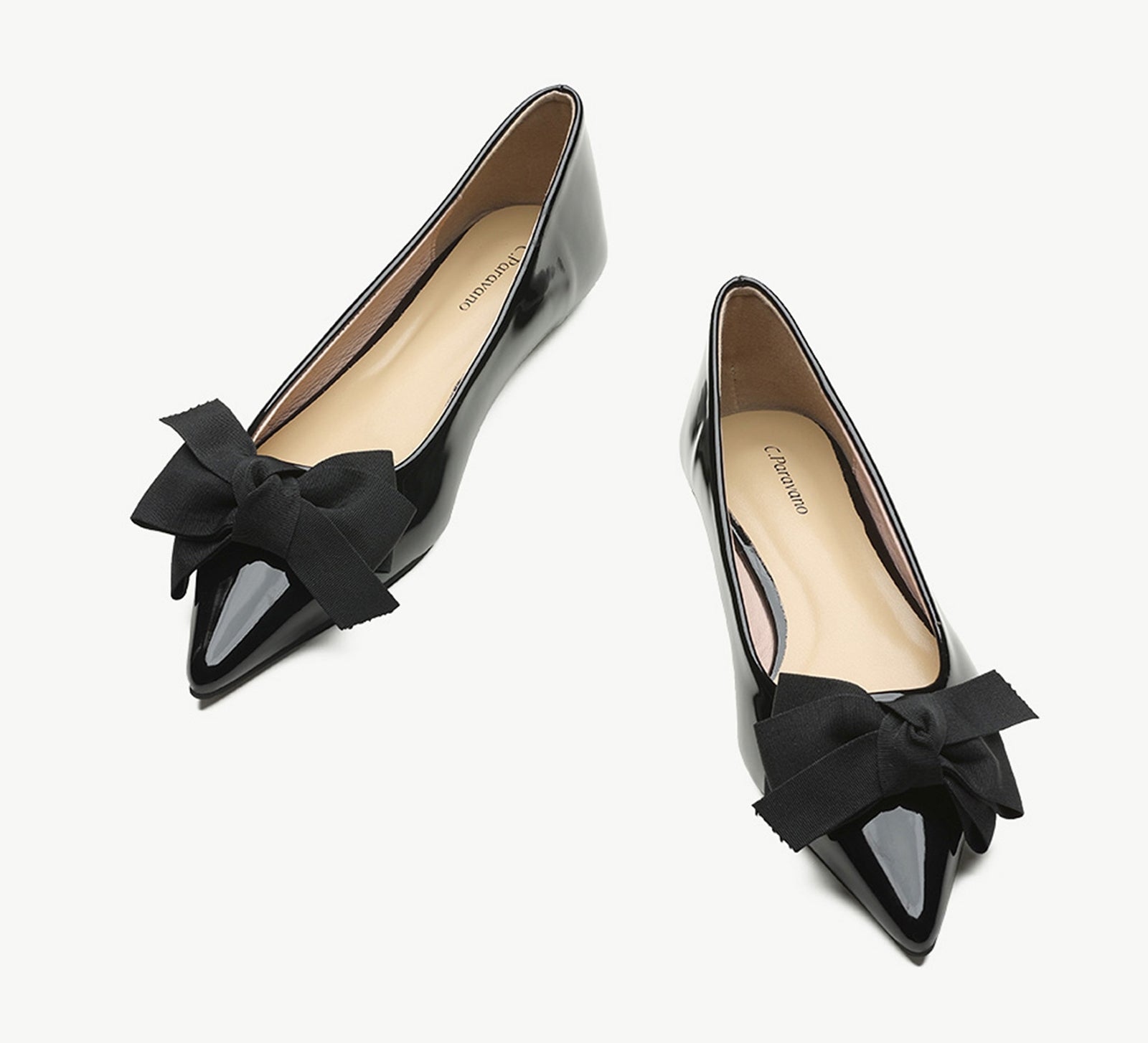 Patent Leather Point Toe Flats