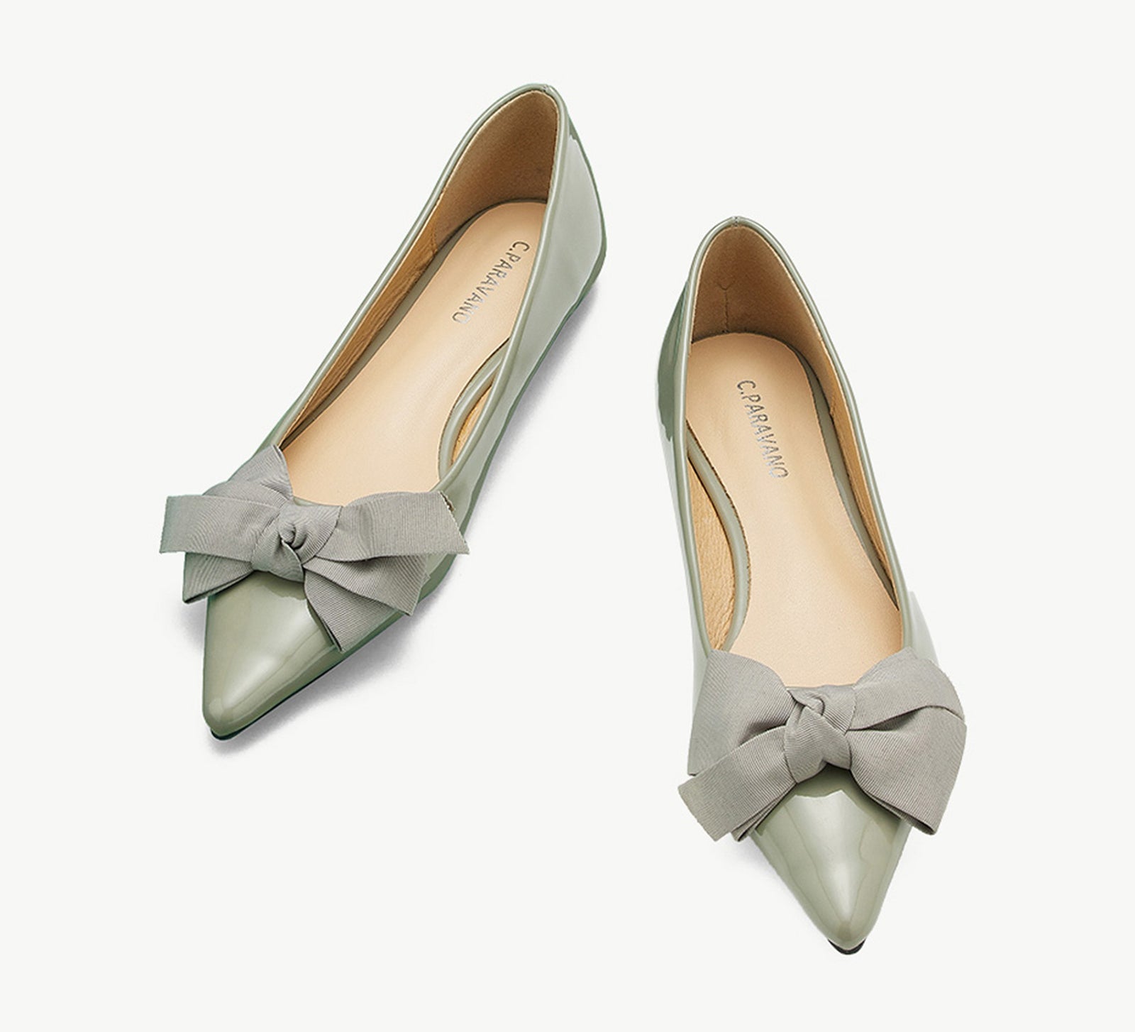 Patent Leather Point Toe Flats