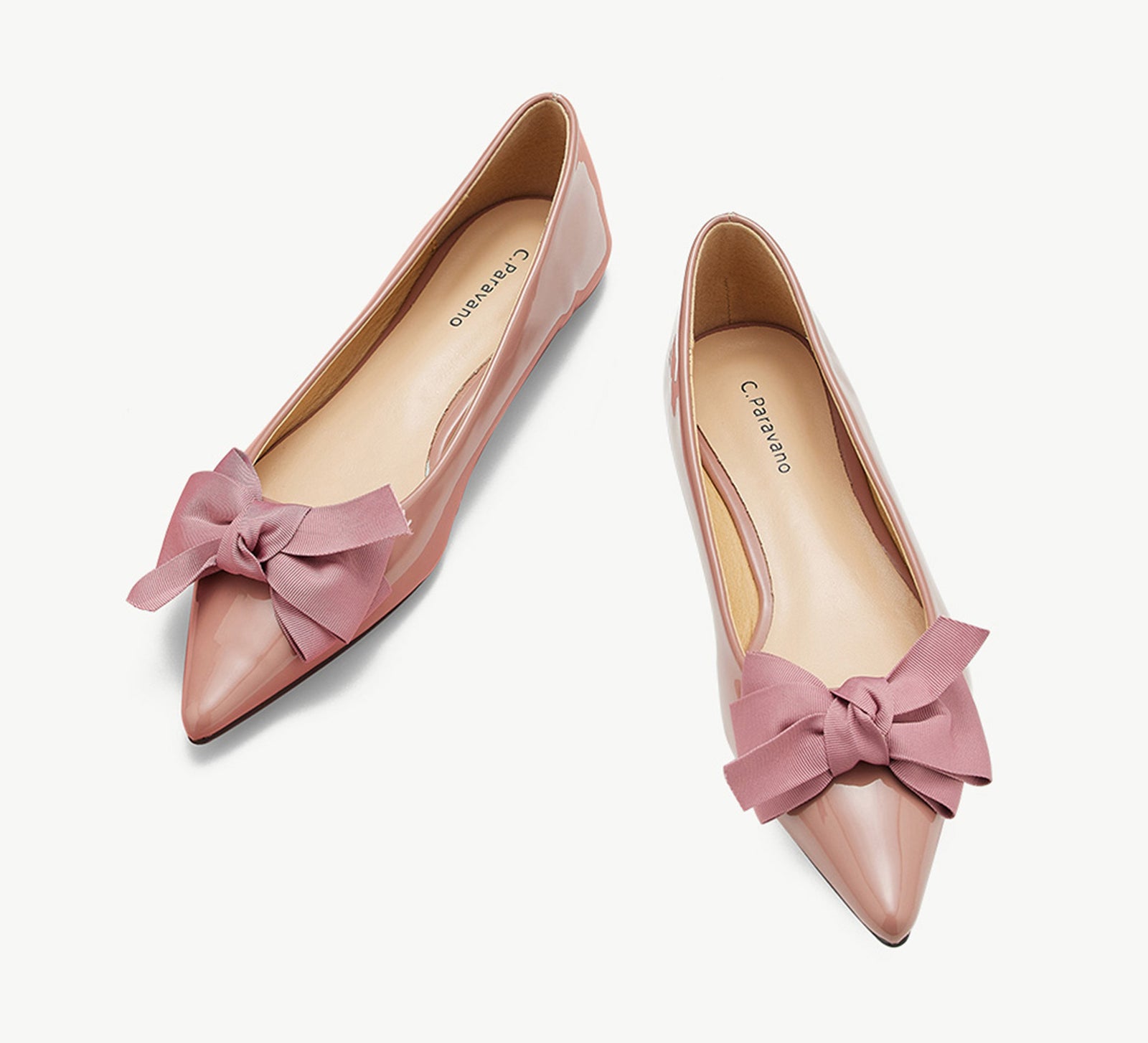 Patent Leather Point Toe Flats