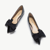 Slanting Bowknot Embellished Flats(SALE)