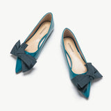 Slanting Bowknot Embellished Flats(SALE)