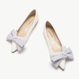 Slanting Bowknot Embellished Flats(SALE)