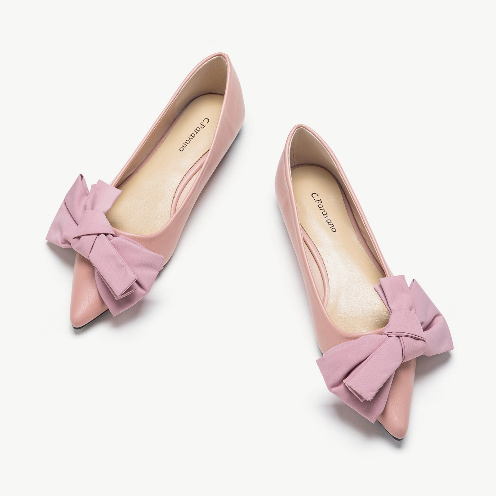 Slanting Bowknot Embellished Flats(SALE)
