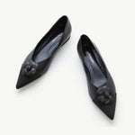 Camellia Soft Leather Flats
