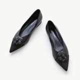 Camellia Soft Leather Flats