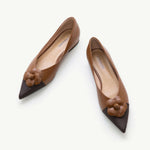 Camellia Soft Leather Flats