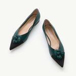 Camellia Soft Leather Flats