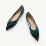 Camellia Soft Leather Flats