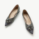 Ballerines en cuir souple Camellia