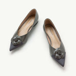 Camellia Soft Leather Flats
