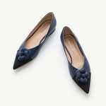 Camellia Soft Leather Flats