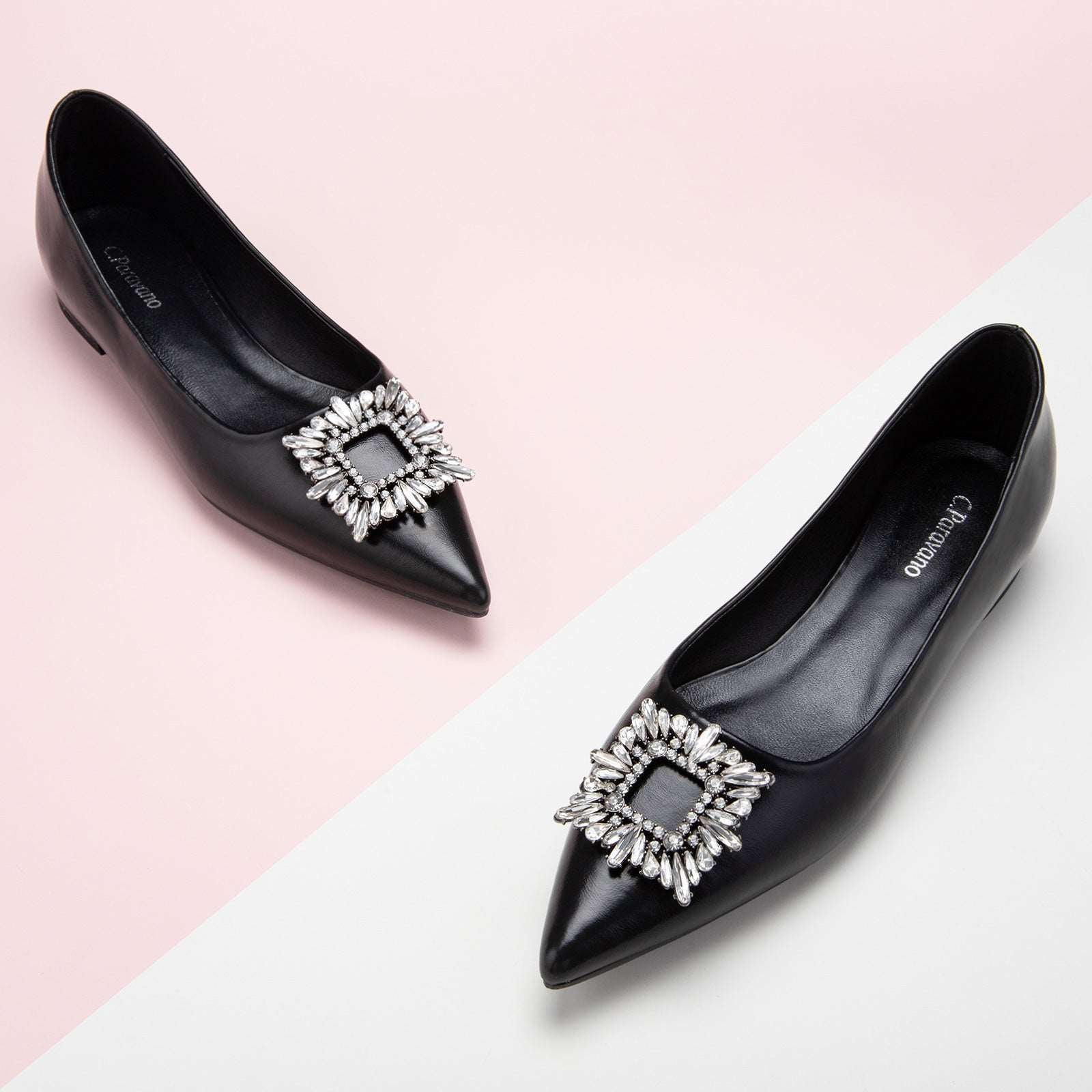 Black Embellished Flats: Effortless Glamour