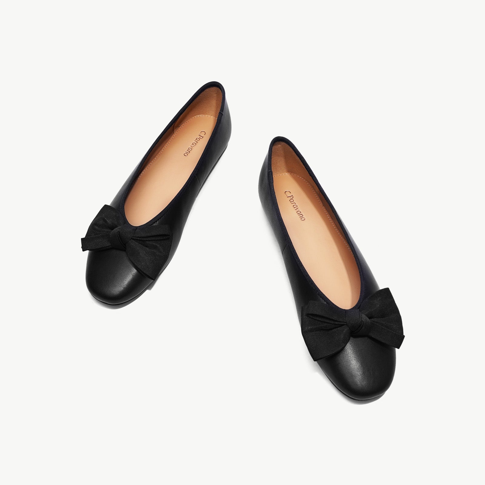 Almond-Toe Bowknot Ballerina Flats (Elle)