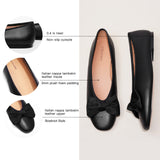 Almond-Toe Bowknot Ballerina Flats (Elle)