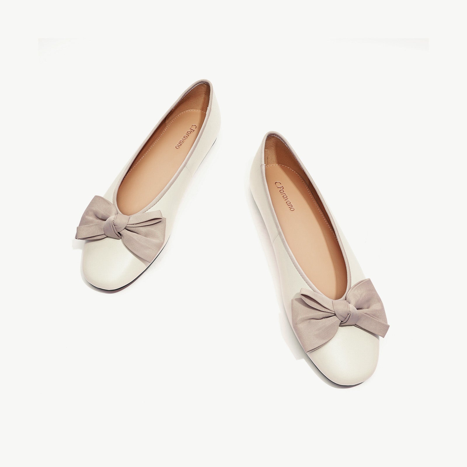 Almond-Toe Bowknot Ballerina Flats (Elle)