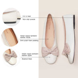 Almond-Toe Bowknot Ballerina Flats (Elle)