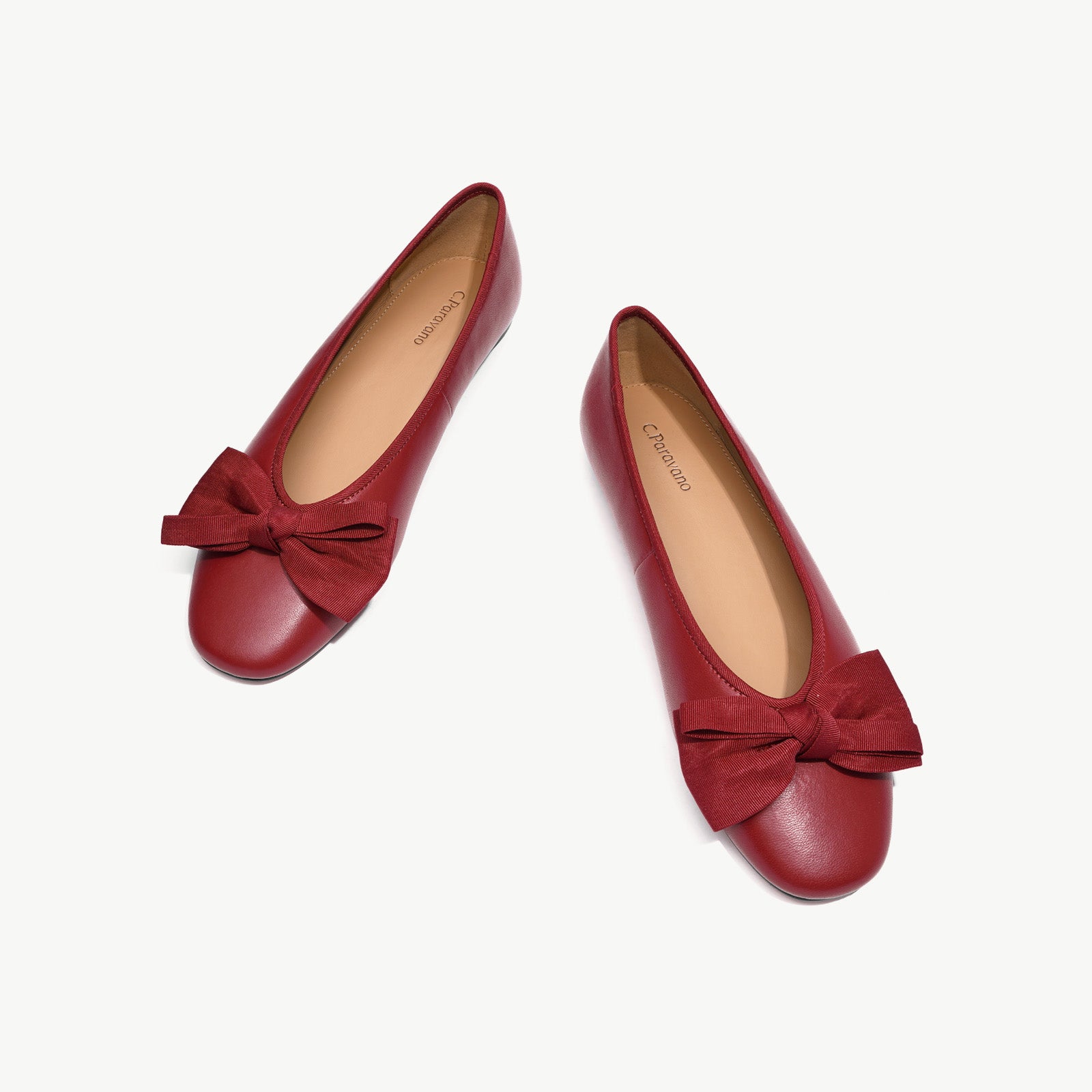 Almond-Toe Bowknot Ballerina Flats (Elle)