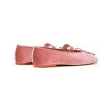 Almond-Toe Ballet Velvet Flats (Liora)