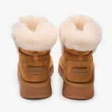 Shearling Lace-Up Platform Boots (APRÈS-SKI)