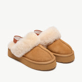 Plush Shearling Platform Clogs (APRÈS-SKI)