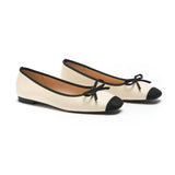 Cap-Toe Ballet Flats (Elena)
