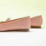 Chic Pink Women Bowknot Flats: Playful Elegance