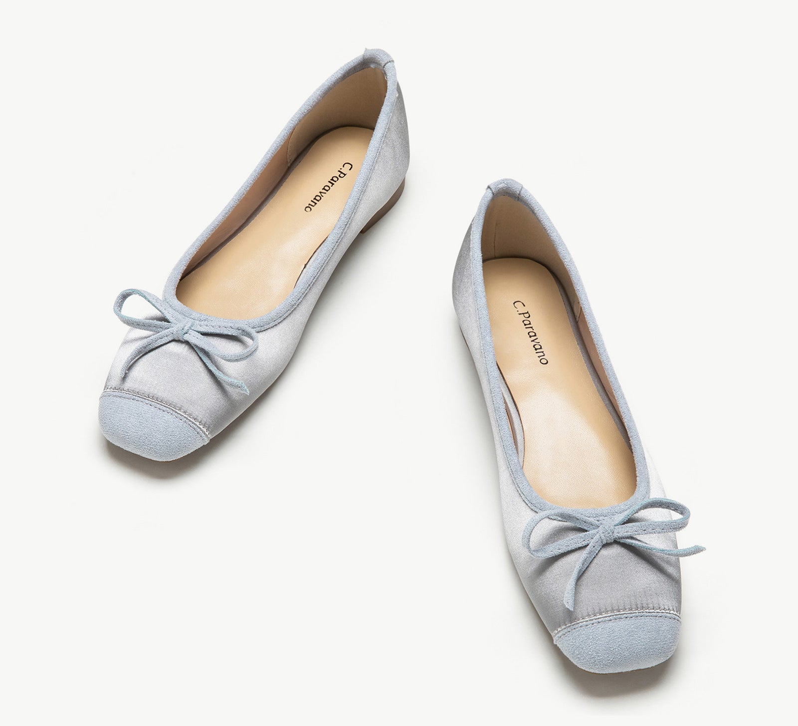 Silky Bowknot Ballet Flats