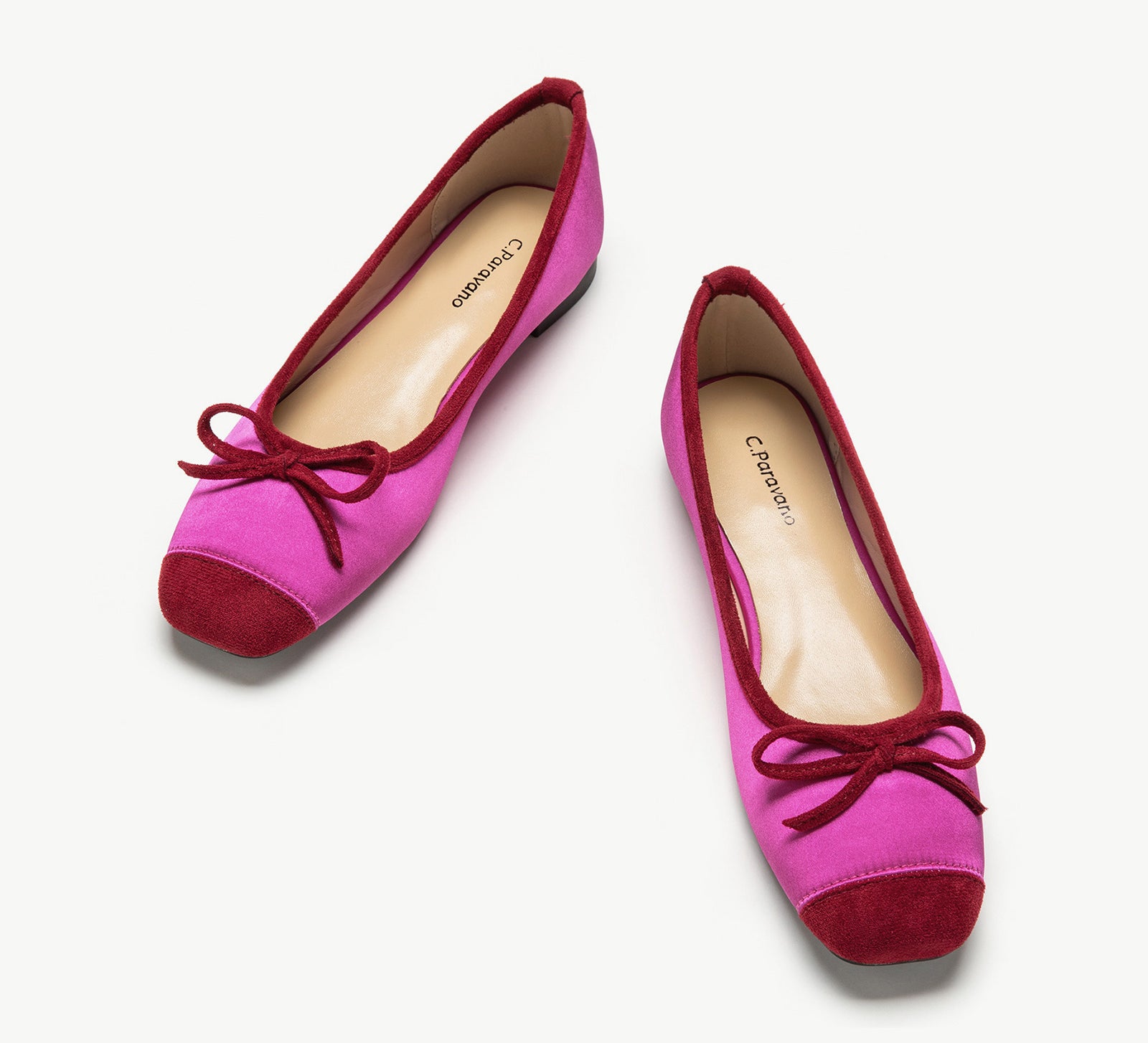 Silky Bowknot Ballet Flats