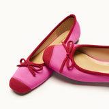 Cap-Toe Ballet Flats (Elena)