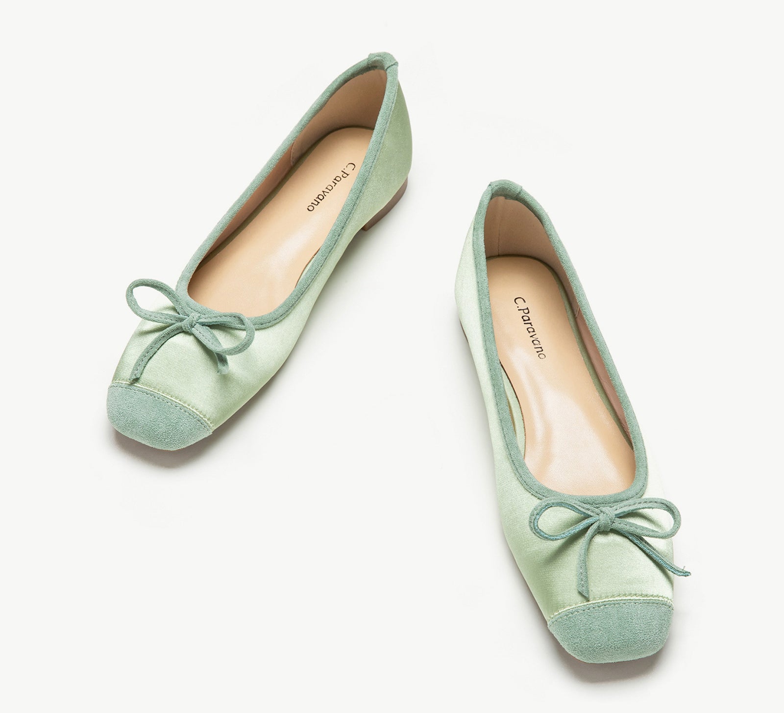 Silky Bowknot Ballet Flats