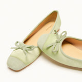 Cap-Toe Ballet Flats (Elena)