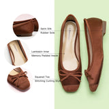 Cap-Toe Silk Ballet Flats (Elena)