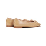Cap-Toe Silk Ballet Flats (Elena)